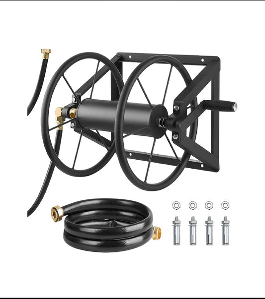 New Other VEVOR Wall Mounted Hose Reel Winder, Holds 200 ft 5/8-inch Water Hose
