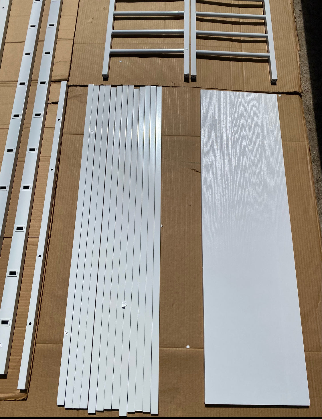 New Other Bellemave Twin House Bed W/ Roof, Headboard, Slats & LED Lights, White