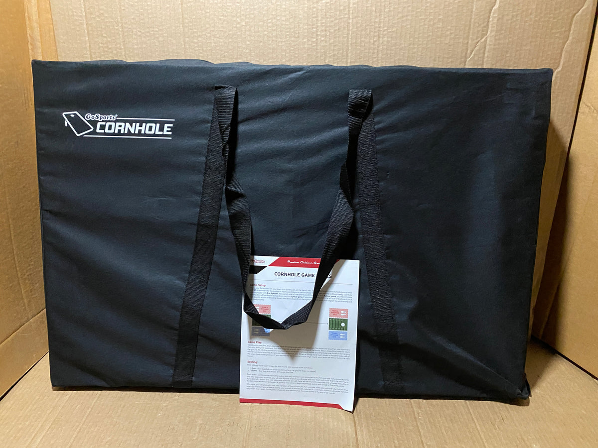 GoSports Outdoor 3' x 2' Football CornHole With Carrying Bag