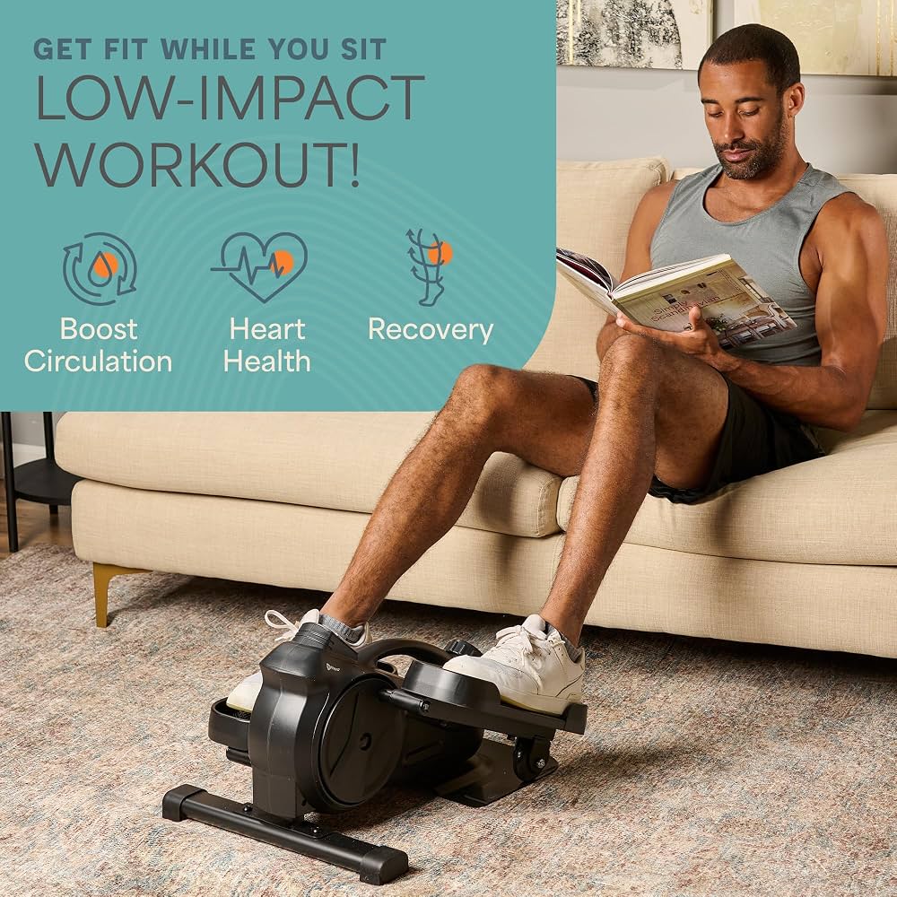 New Other Lifepro Flexstride Under Desk Black Elliptical With Carrying Handle