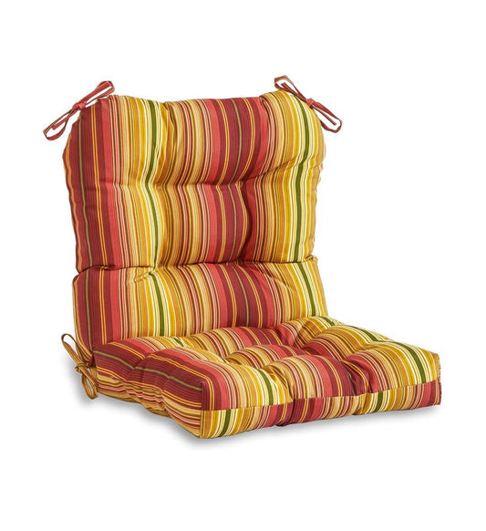 Set Of 2 - New Open Box Greendale Home Fashions Outdoor Seat/Back Chair Cushions