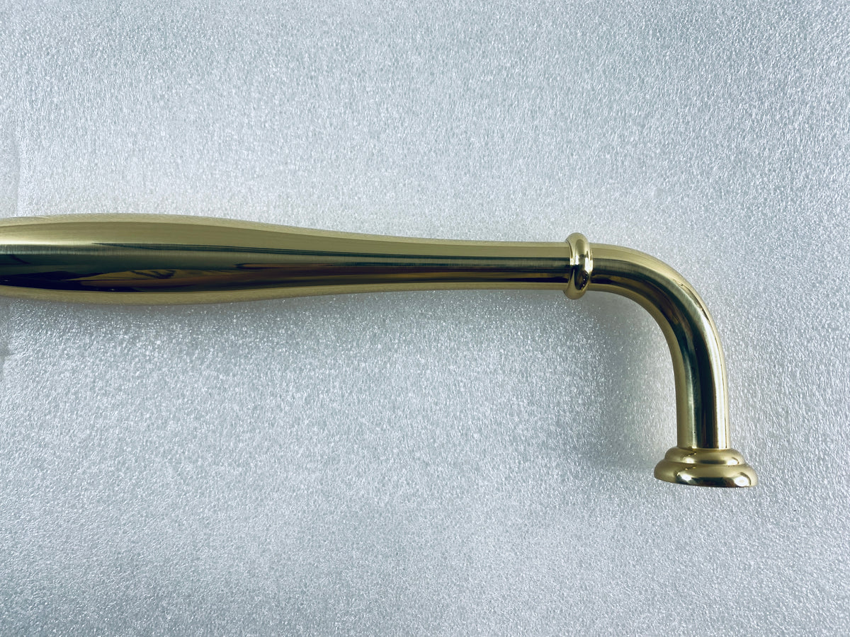 New Open Box Alno Charlie’s Collection 12" Contemporary Pull, Polished Brass