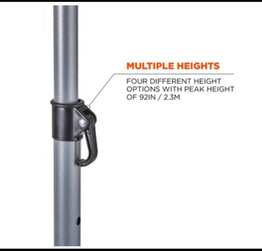 New Other - Ergodyne SHAX 6100 Industrial 7.7’ H Polyester Hi-Vis Lime Umbrella