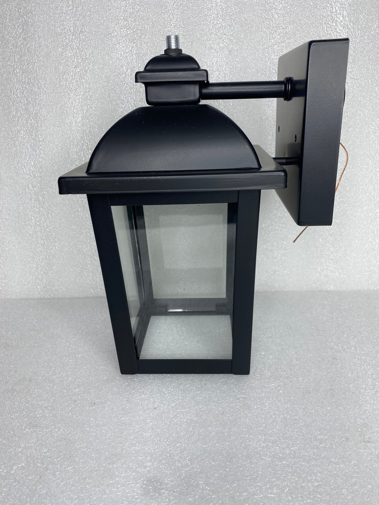 new Other-allen + roth Belford 11.4” H Hardwired Outdoor Wall Light, Matte Black