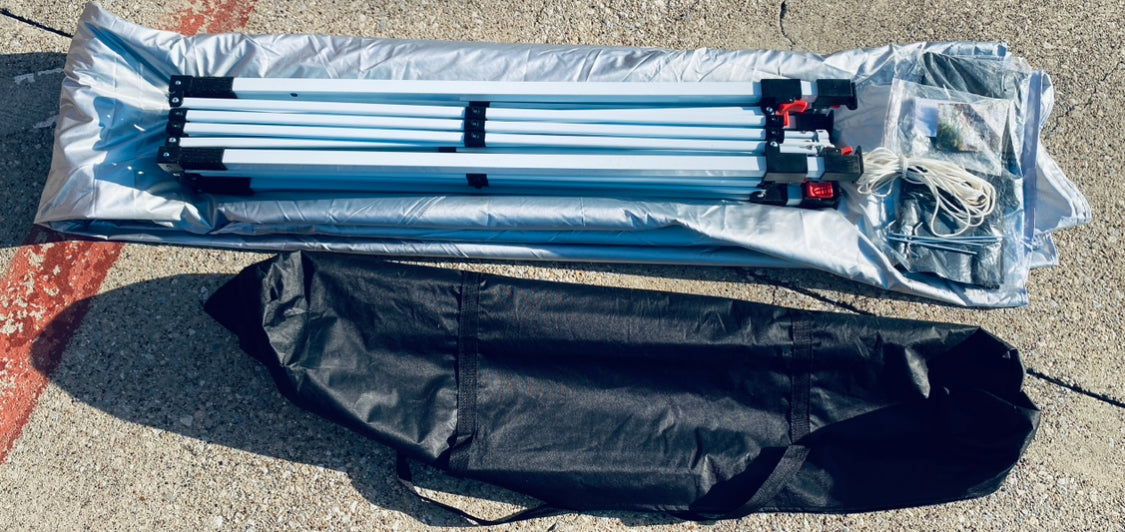 SAILARY 10’x10’ Pop Up Instant Canopy Tent With Carry Bag, Ground Stakes & Ropes
