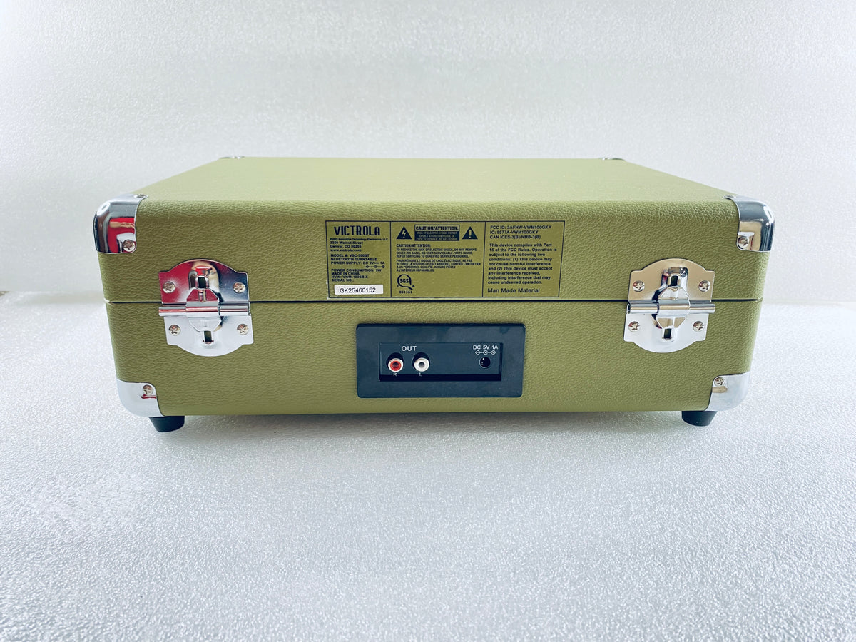 New Other Victrola Journey Bluetooth Suitcase Record Player, Green Olive