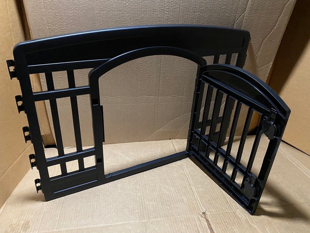 New Other IRIS USA 24” 8-Panel Pet Playpen Enclosure, Black