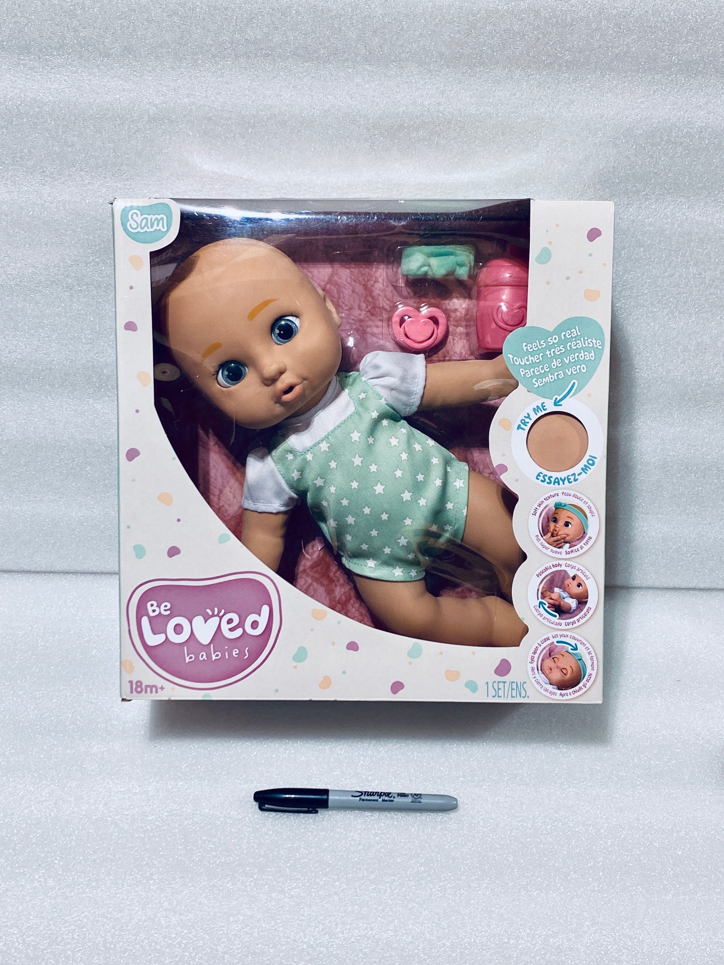 #100 - New Other - Be Loved Babies Boy Sam Toy For 18 Month & Older - (IN CONDITION AS SHOWN) - (READ)