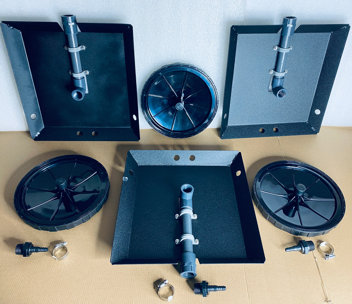 Lot Of New Other-Alita Linear Air Pump 115VAC 200LPM & (3) 10" Diffusers & Bases