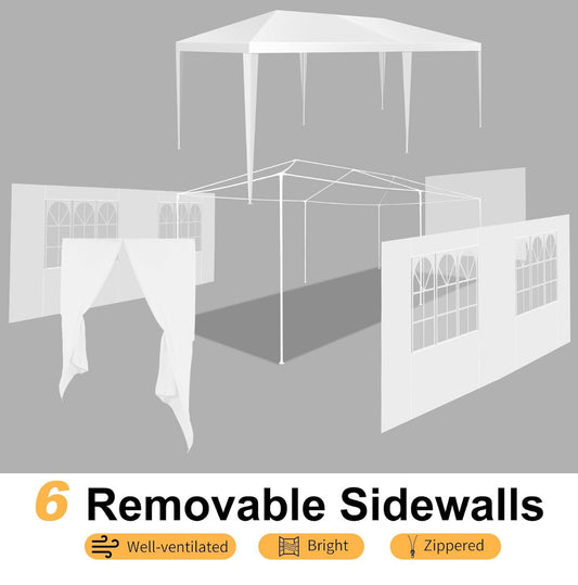 New Other Hoteel 10'x20' Outdoor Canopy Party Tent With 6 Removable Sidewalls