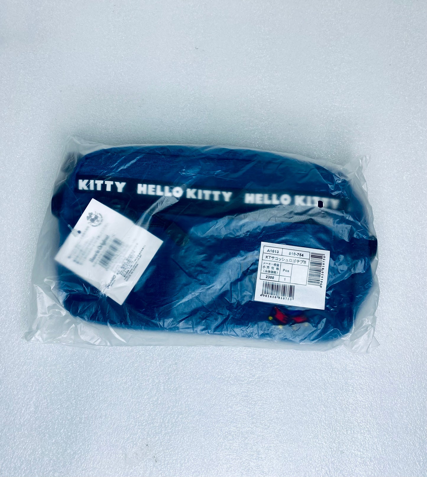 New Sanrio Hello Kitty Sacoche Navy Blue Shoulder Messenger Bag, 9.4"x5.9"x2.4"