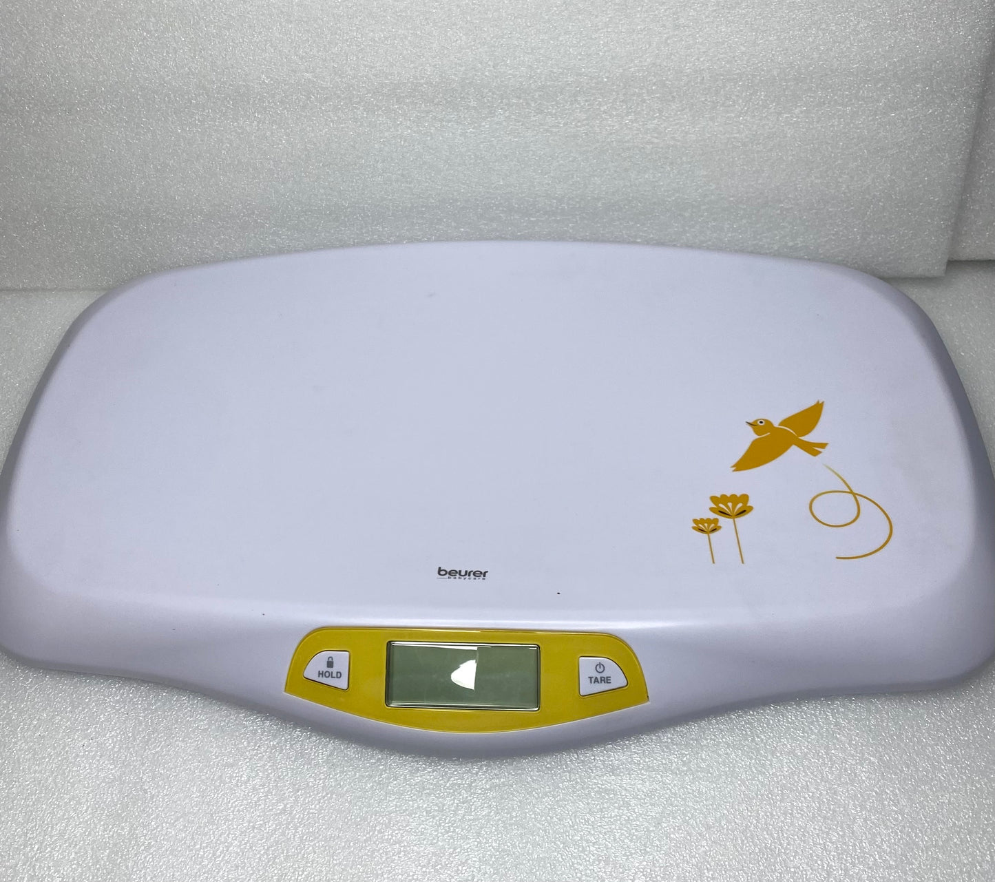 beurer Up to 44 lbs. White Digital Baby/Pet Scale With Hold Function, BY80