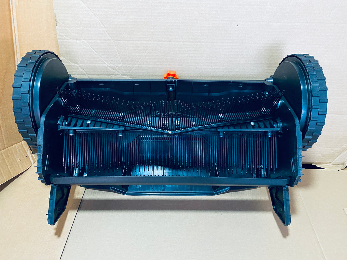New Other Vevor 21in. Push Lawn Sweeper For Leaves & Grass, Black/Orange
