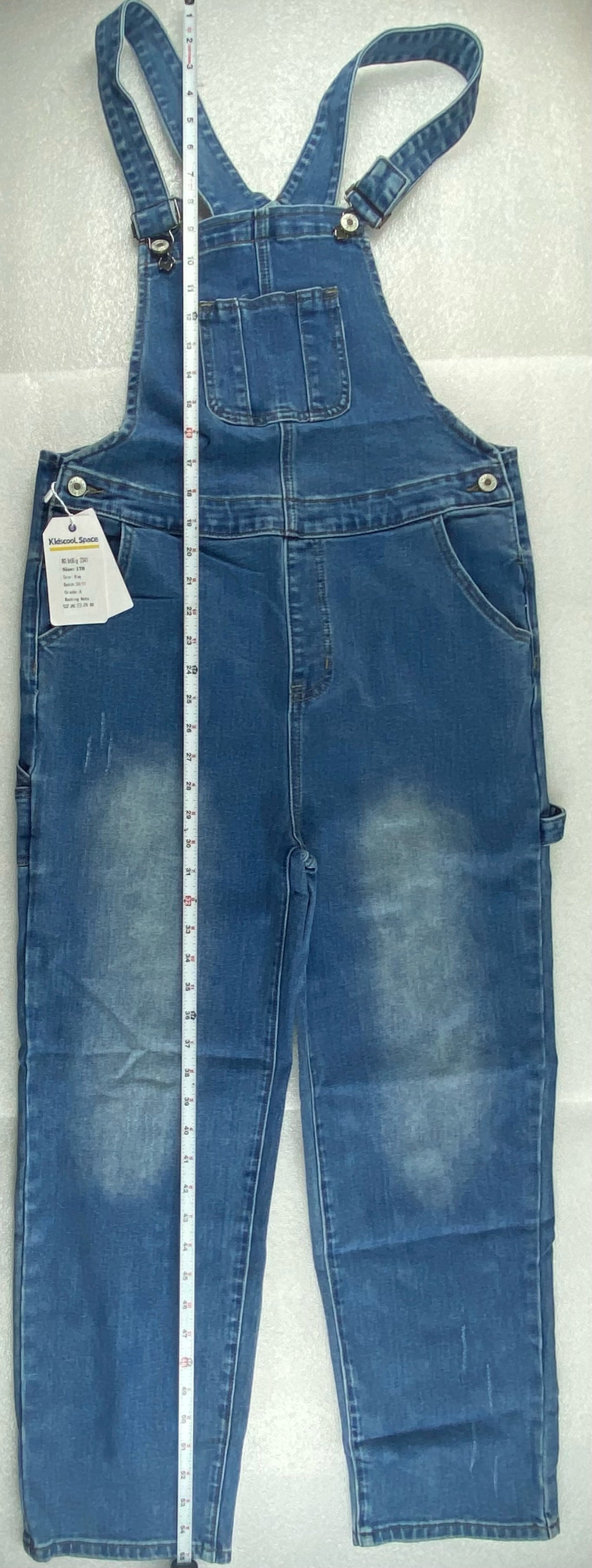 New Kidscool Space Size 16 Overall Denim, Blue