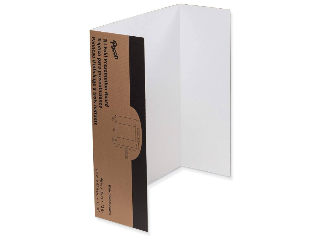 Set Of 24 - New Other Pacon Spotlight White Headers Corrugated Presentation Boards