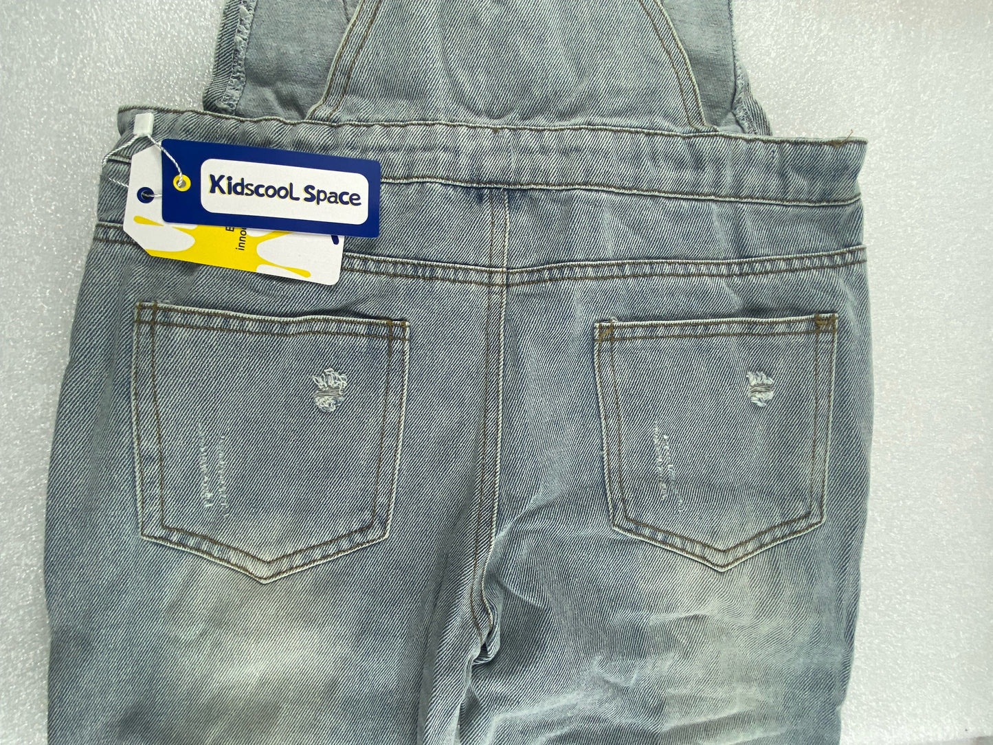 New Kidscool Space Size 10 Overall Denim, Light Grey