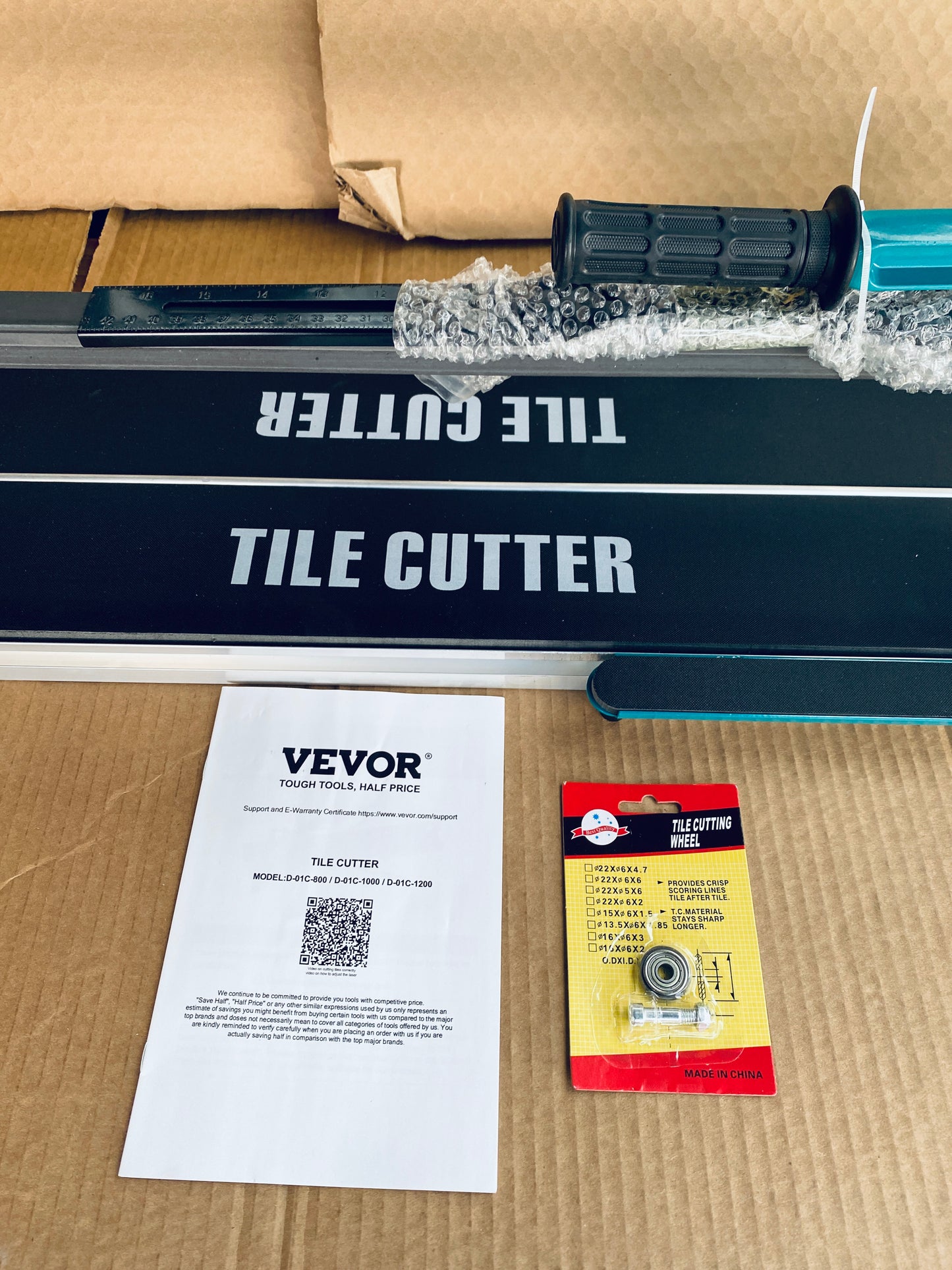New Other VEVOR 32” Manual Ceramic Porcelain Tile Cutter With Cutting Wheel