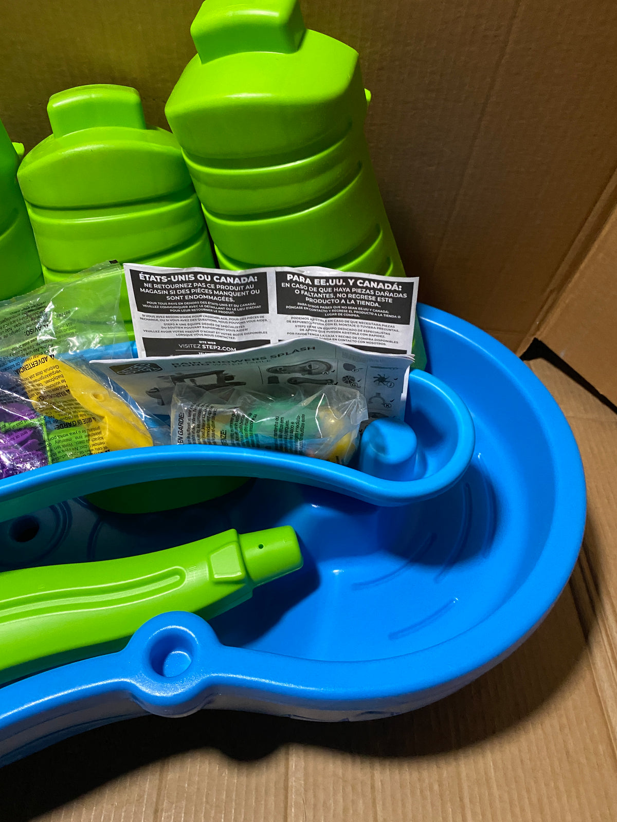 New Other Step2 Rain Showers Splash Pond For Toddlers W/ Waterfall Tray