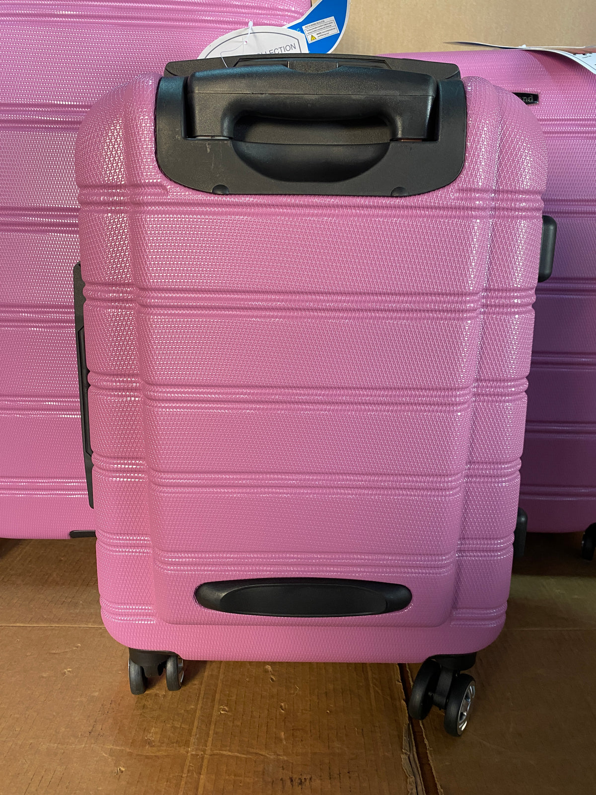 Set Of 3 - New Open Box Rockland Melbourne Expandable Spinner Wheel Luggage Set