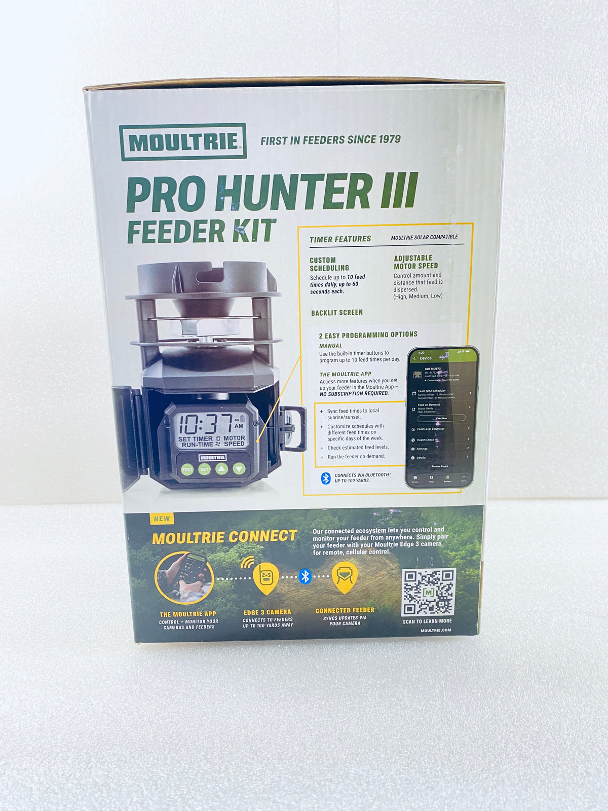 New Other Moultrie Pro Hunter III Feeder Kit, Bluetooth App Control