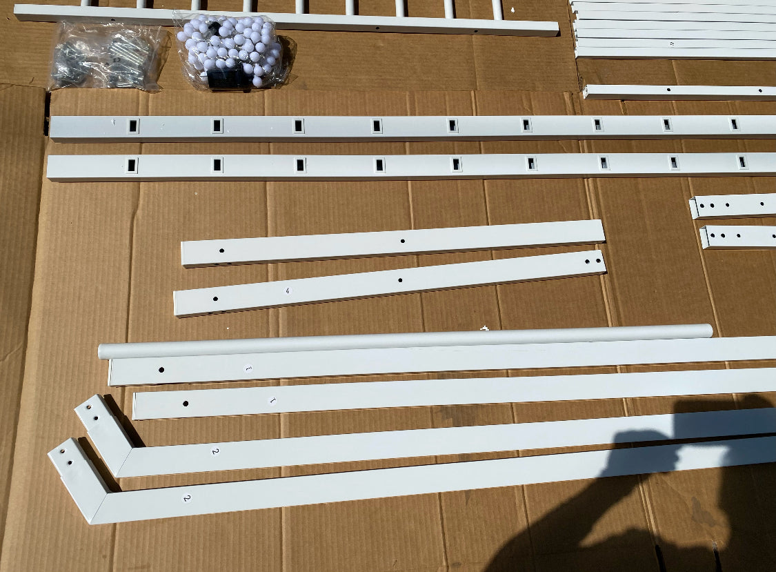 New Other Bellemave Twin House Bed W/ Roof, Headboard, Slats & LED Lights, White
