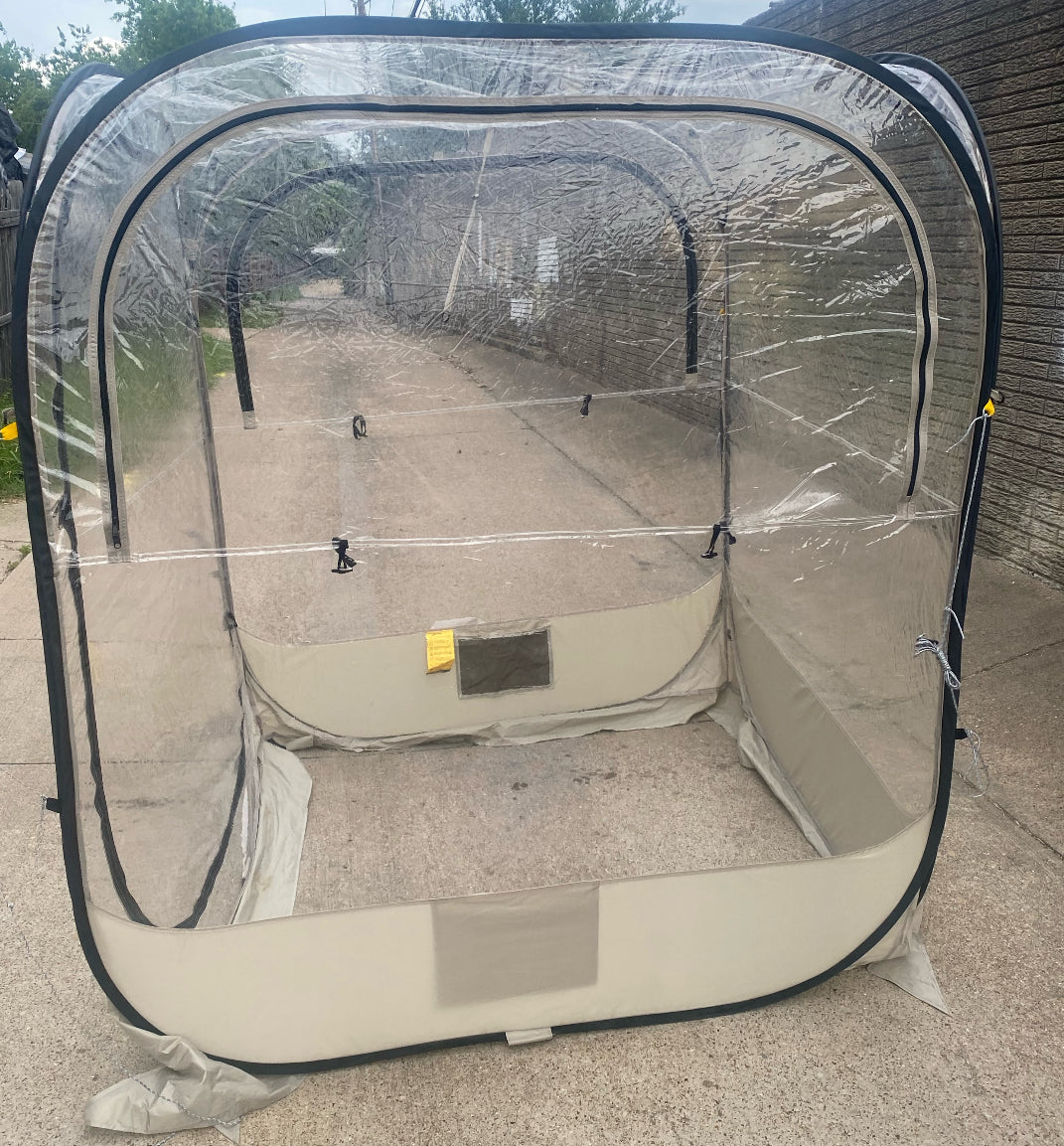 New Other East Oak 5' x 5' Pop Up Bubble All Weather Protection Tent For Events