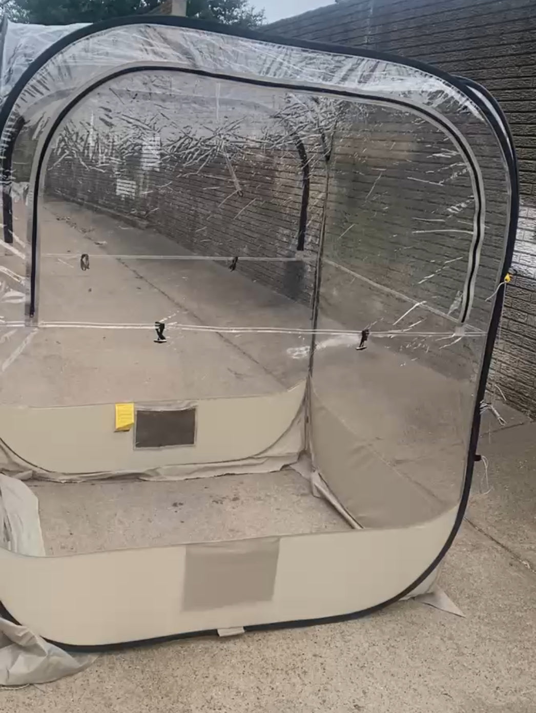 New Other East Oak 5' x 5' Pop Up Bubble All Weather Protection Tent For Events