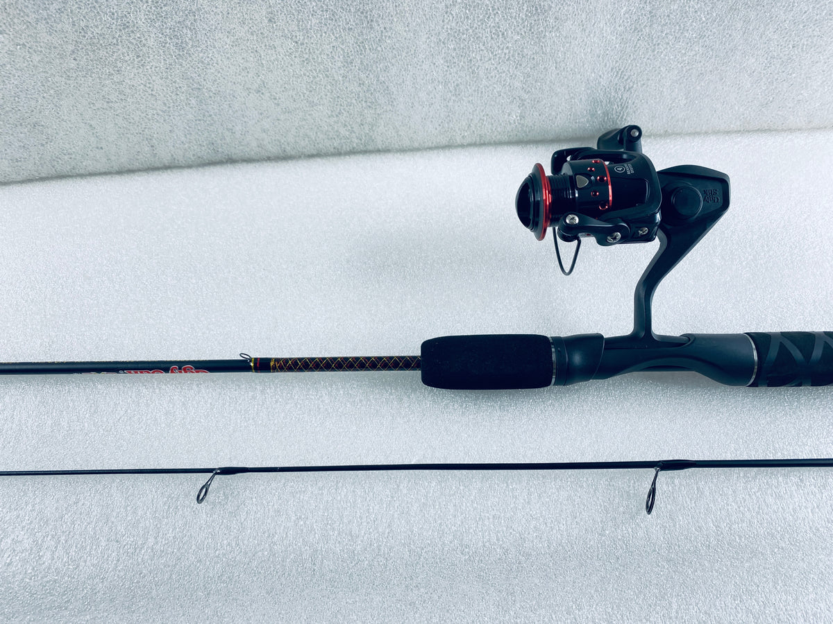 New Other Ugly Stik GX2 5' Light Spinning Combo, Black/Red
