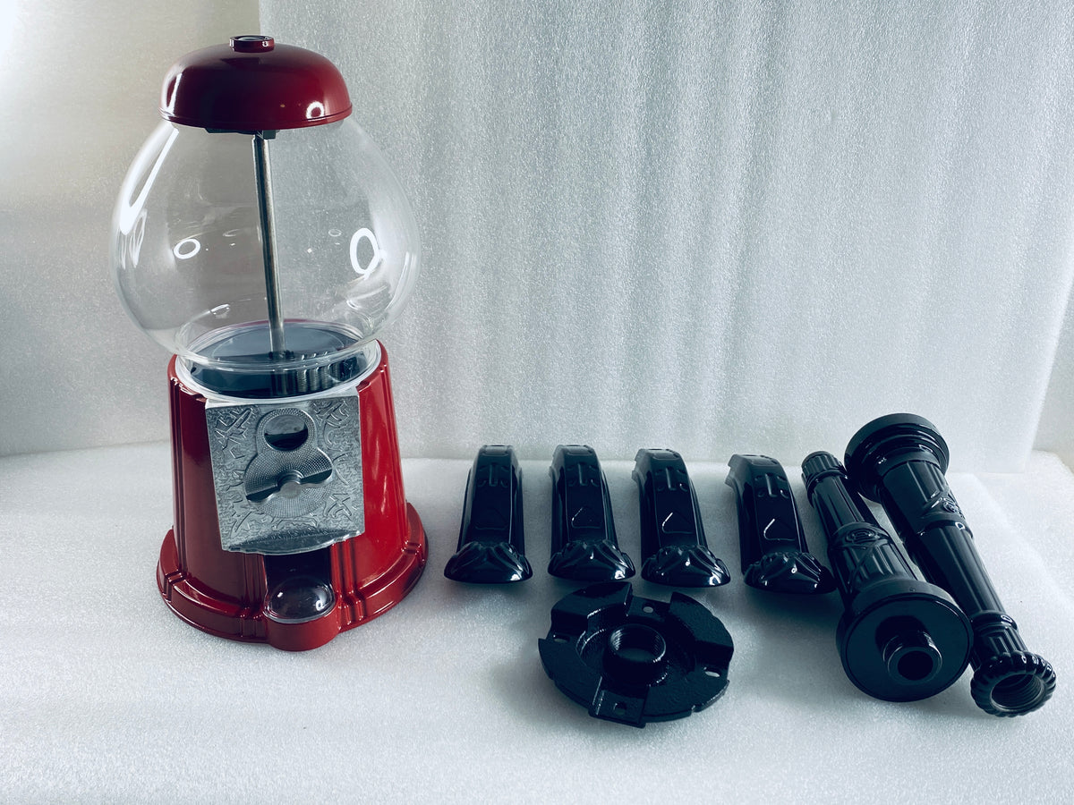 New Other Great Northern 15" Popcorn Gumball Machine With Stand & Coin Bank, Red