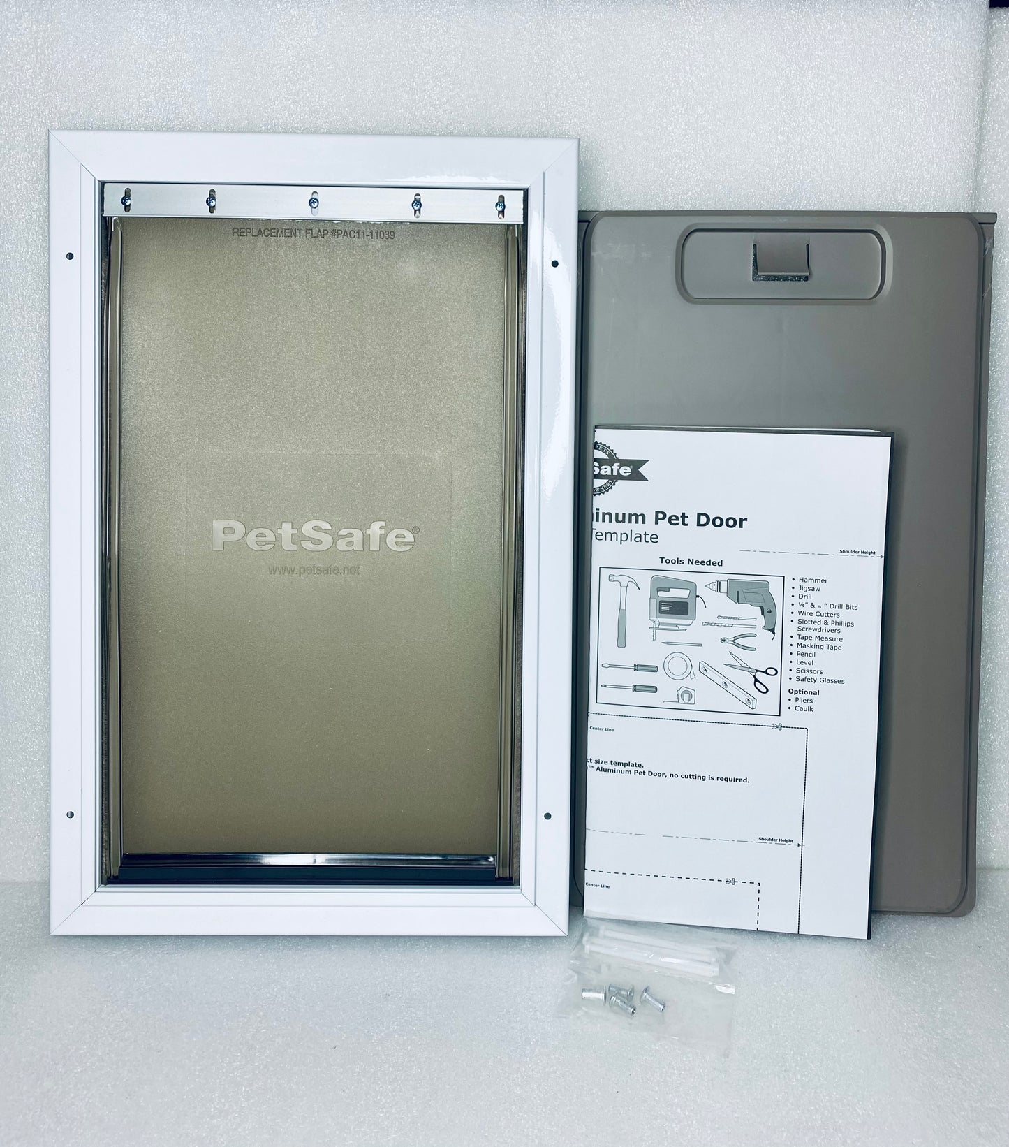 New Other PetSafe Freedom Aluminum Large Pet Door With Durable Frame, White