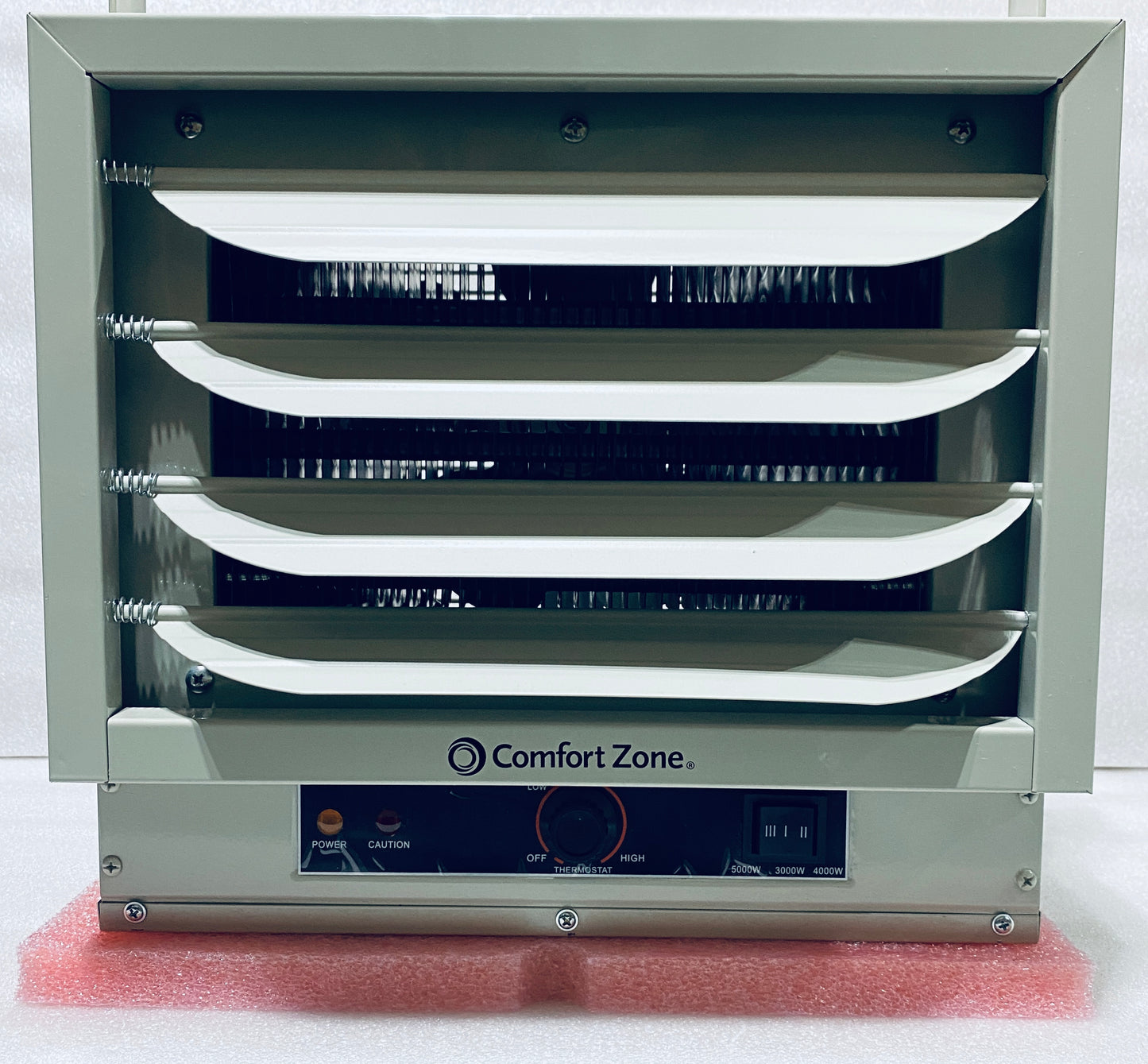 New Other-Comfort Zone 5,000W 240V 17,065BTU Ceiling Electric Fan Forced Heater