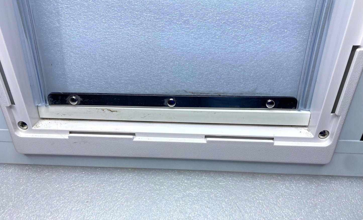 Ideal Pet Products Large Aluminum Adjustable Sash Window Pet Door, 33" to 38"