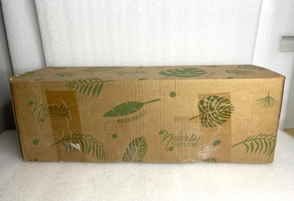 New Open Box Nearly Natural 48” Boston Ferns, Green