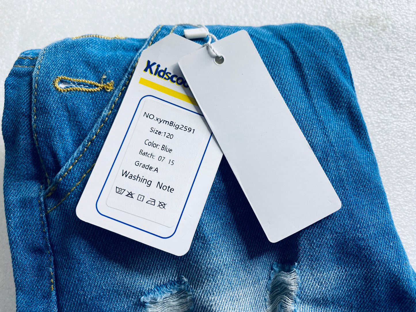 New Kidscool Space Size 6 Overall Denim, Blue