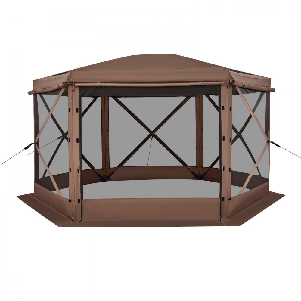New Other VEVOR 12’x12’ 6-Sided Pop Up Canopy Gazebo Tent For 8-10 Persons
