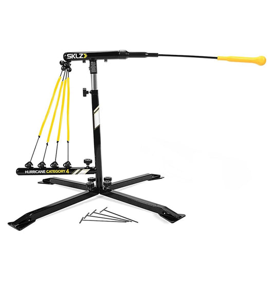 SKLZ Hurricane Baseball/Softball Swing Trainer W/ Adjustable Height From 23”-38”