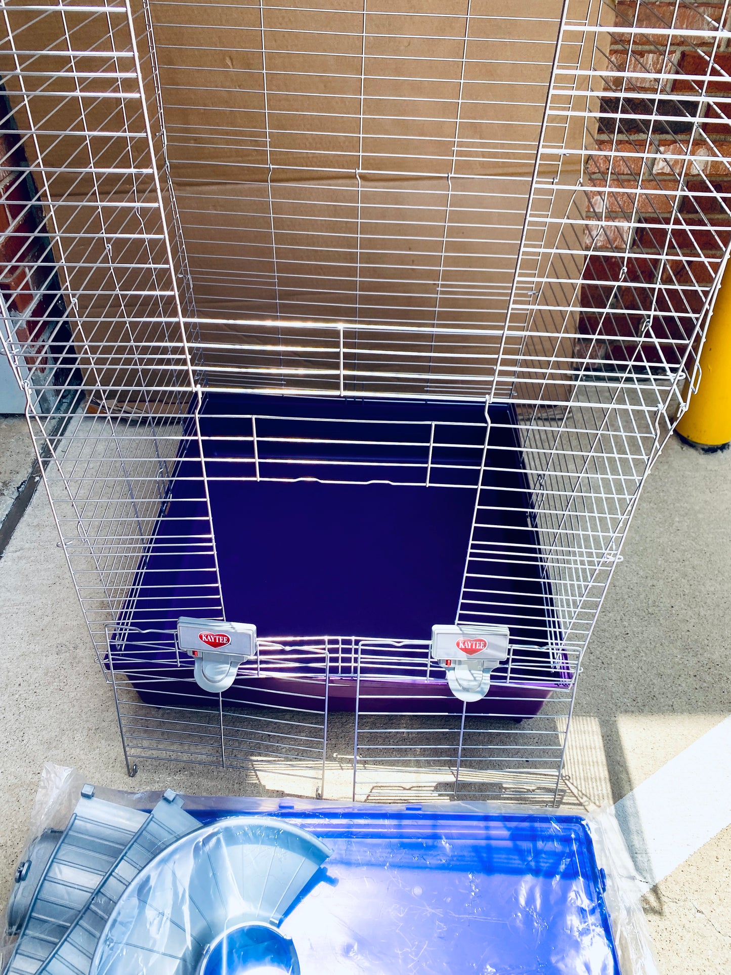 New Kaytee My First Home Multi-Level Habitat W/ Casters For Pet Ferrets