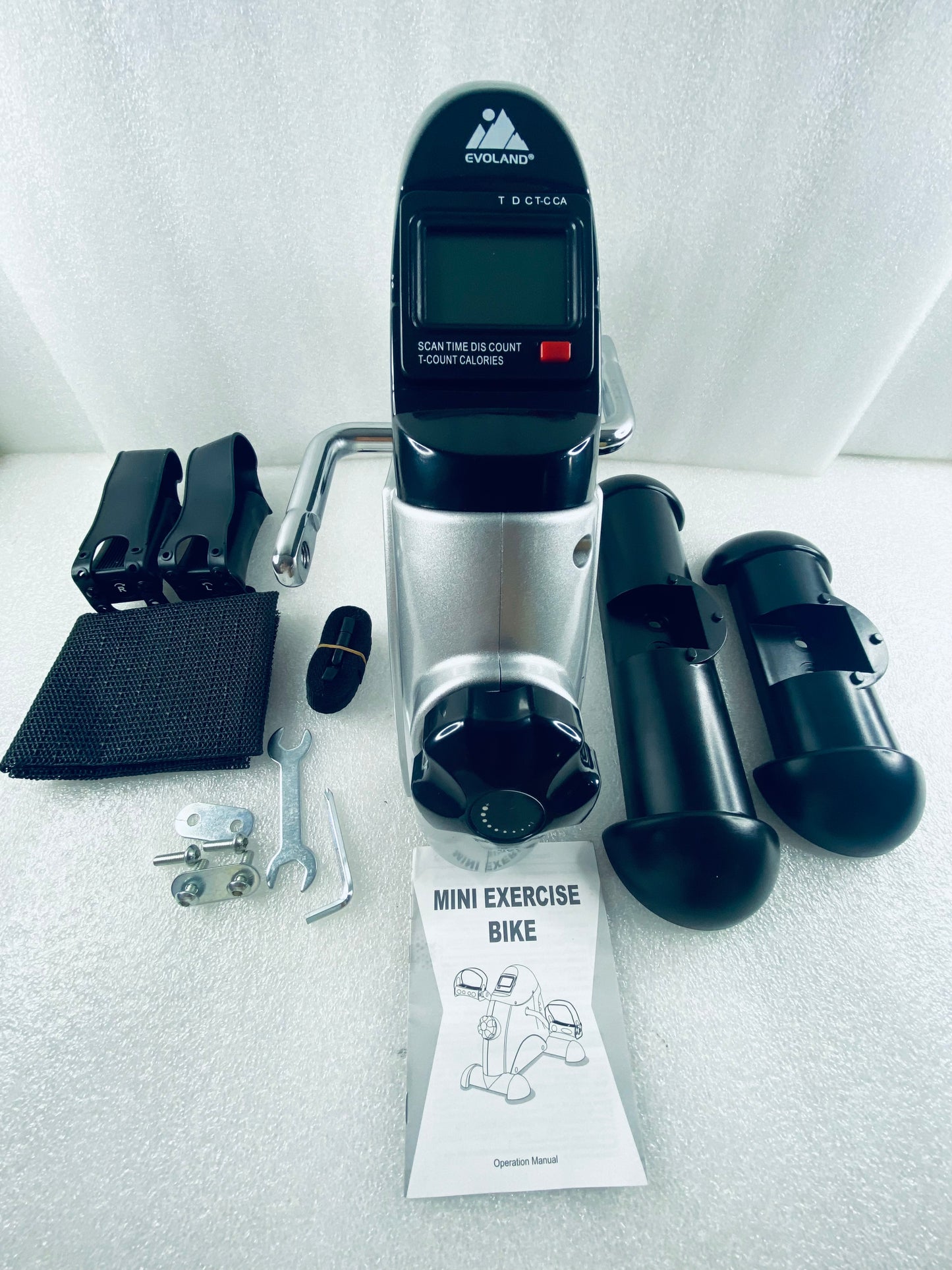 New Other Himaly Portable Mini Exercise Bike With LCD Screen Display, Silver