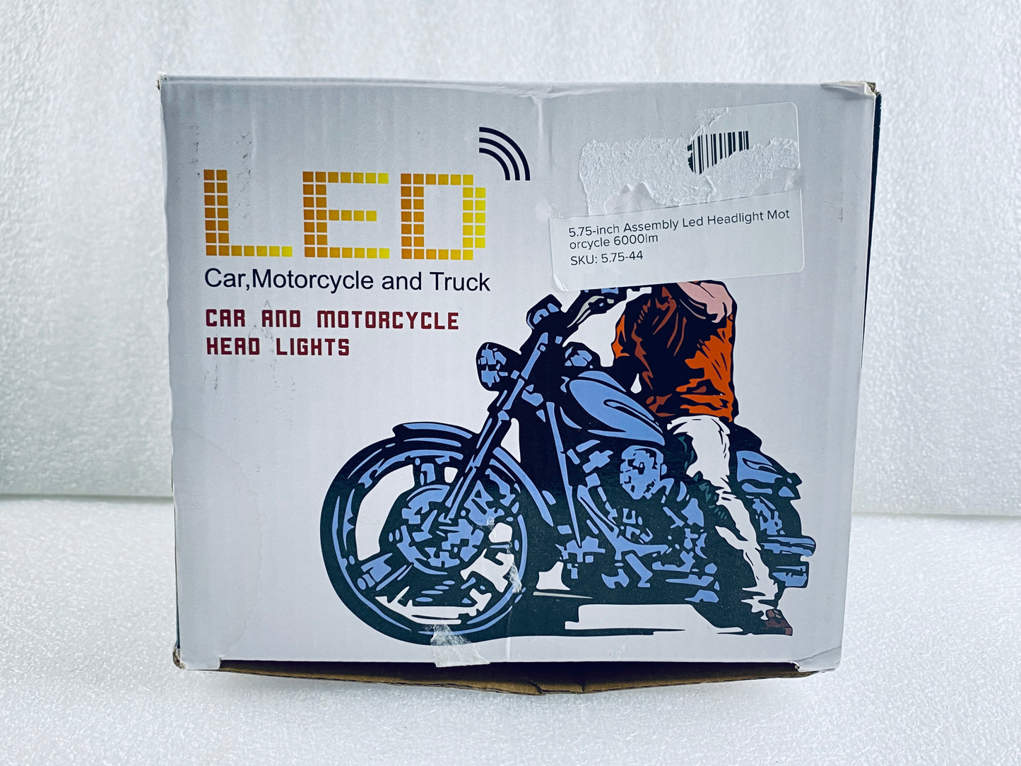 New Other APEBAZY 5.75” 6000 Lumens Universal Motorcycle LED Round Headlight