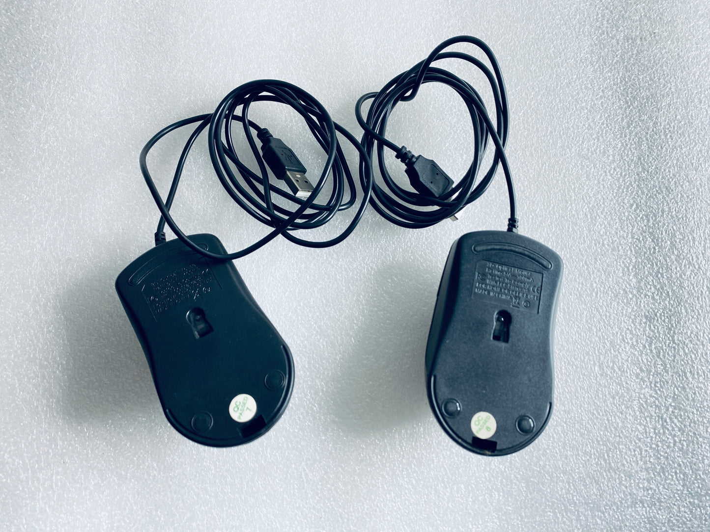 Lot Of 2 - 3D Optical USB Mouse, Black