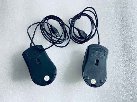 Lot Of 2 - 3D Optical USB Mouse, Black