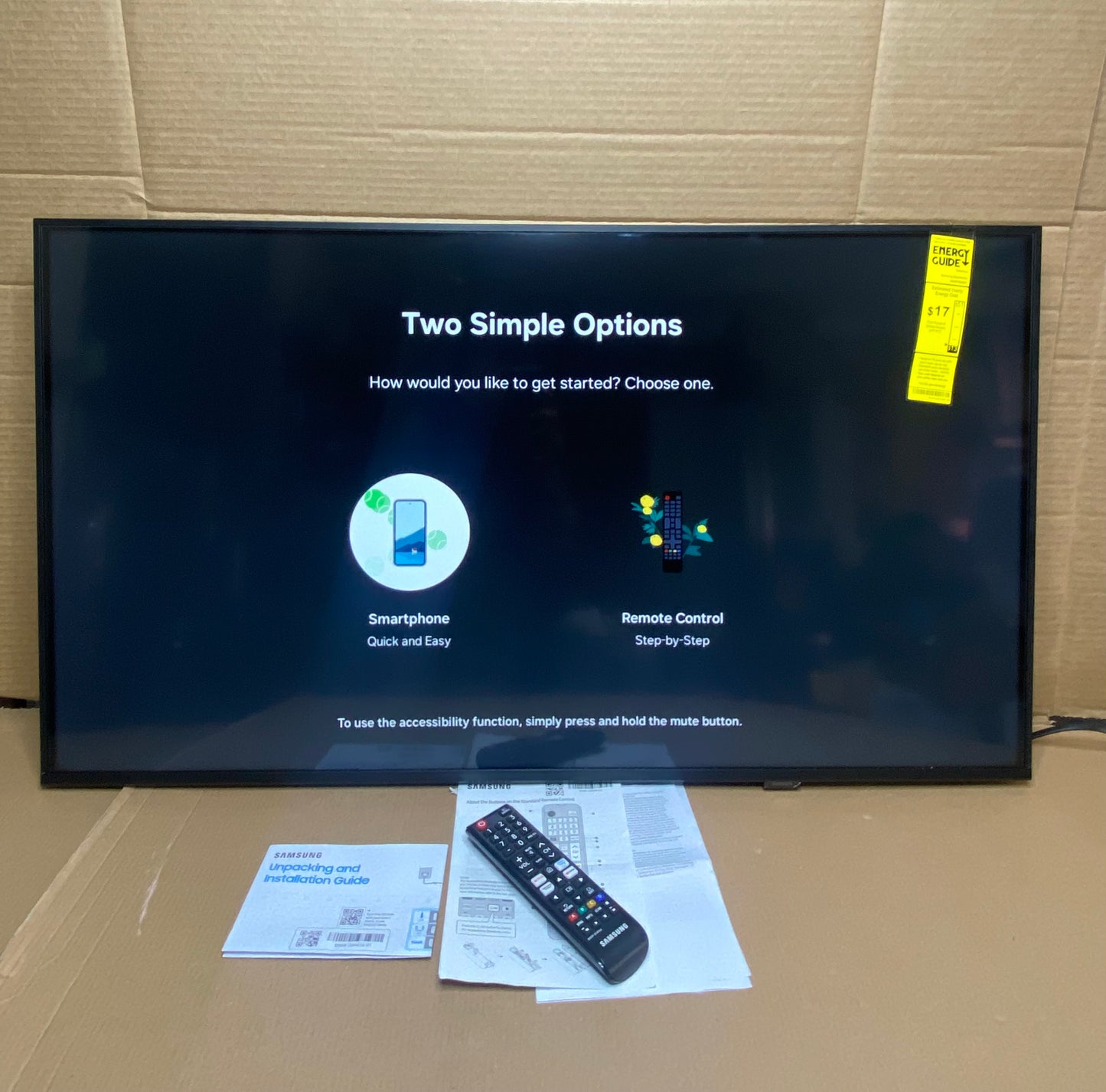 New Other Samsung 40" Class 1080P Full HD LED Tizen Smart TV With Remote - READ