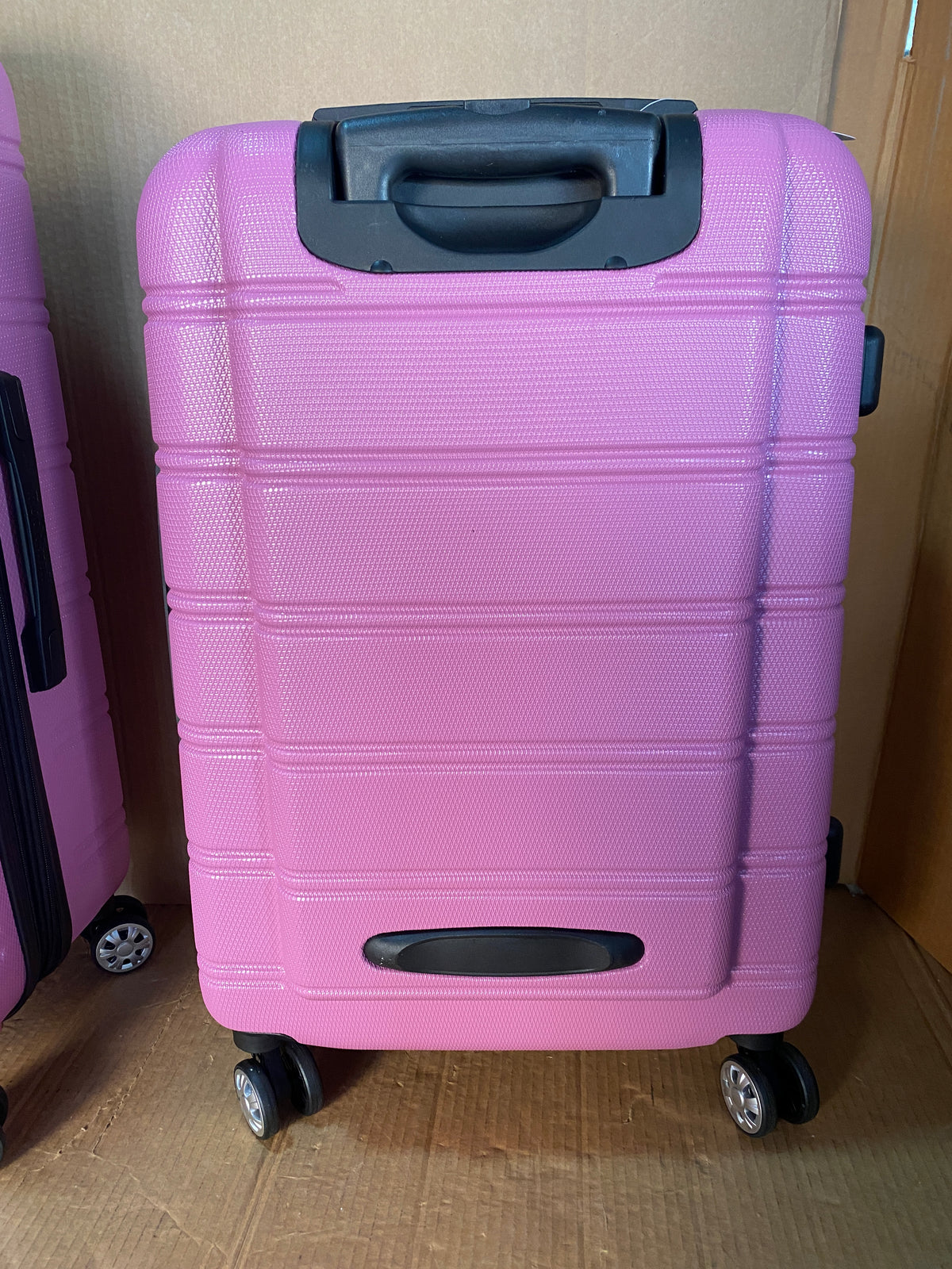 Set Of 3 - New Open Box Rockland Melbourne Expandable Spinner Wheel Luggage Set
