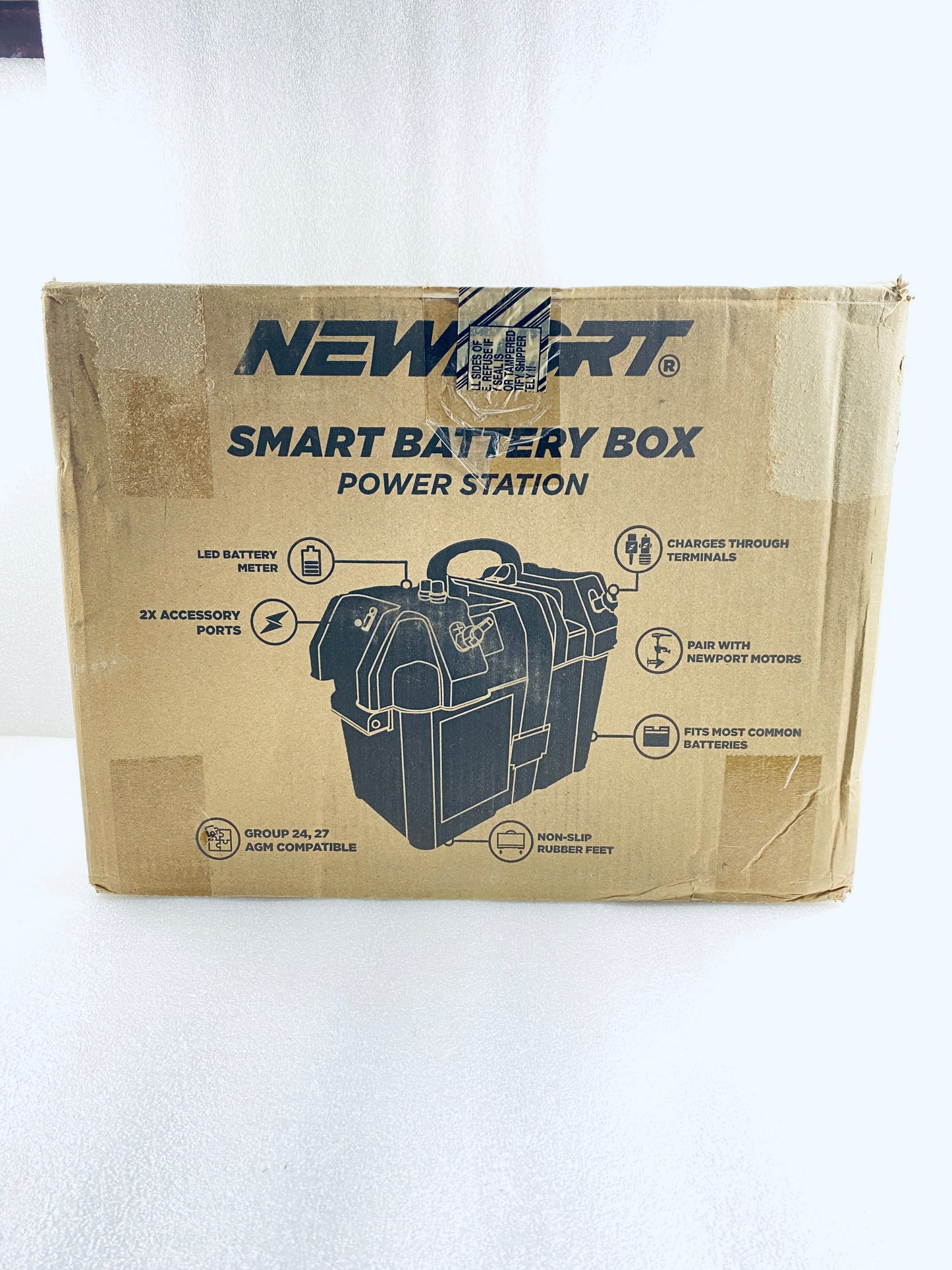 New Other Newport Smart Battery Box Power Station With USB & DC Ports, Black