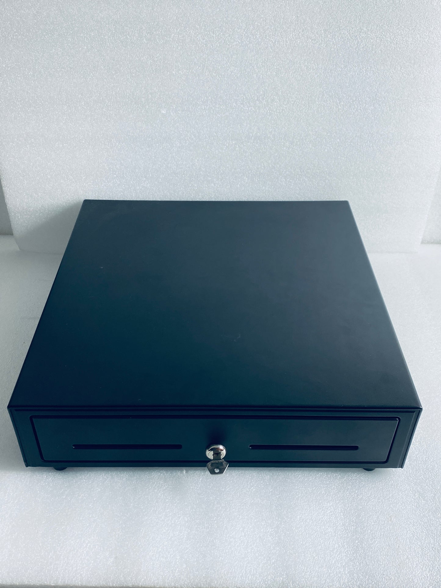 star Microincs 16” Stainless Steel Cash Drawer With Key, Black