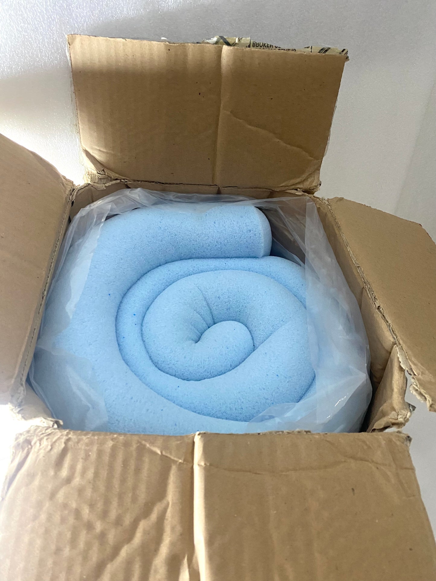 New Best Price Mattress Mellow Twin Blue 4” 5-Zone Memory Foam Mattress Topper