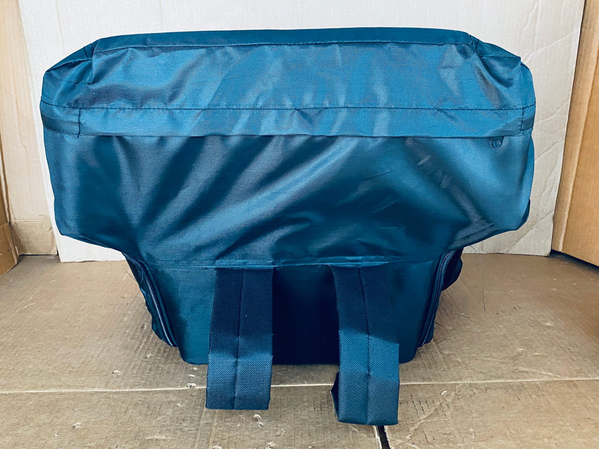 New Open Box Home-Complete Reclining Stadium Seat Cushion With Back Support, Black