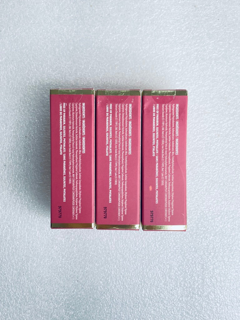 Lot Of 3-New Moira Love Steady Liquid Blush Radiant Finish 07 Trust 0.17 oz Each