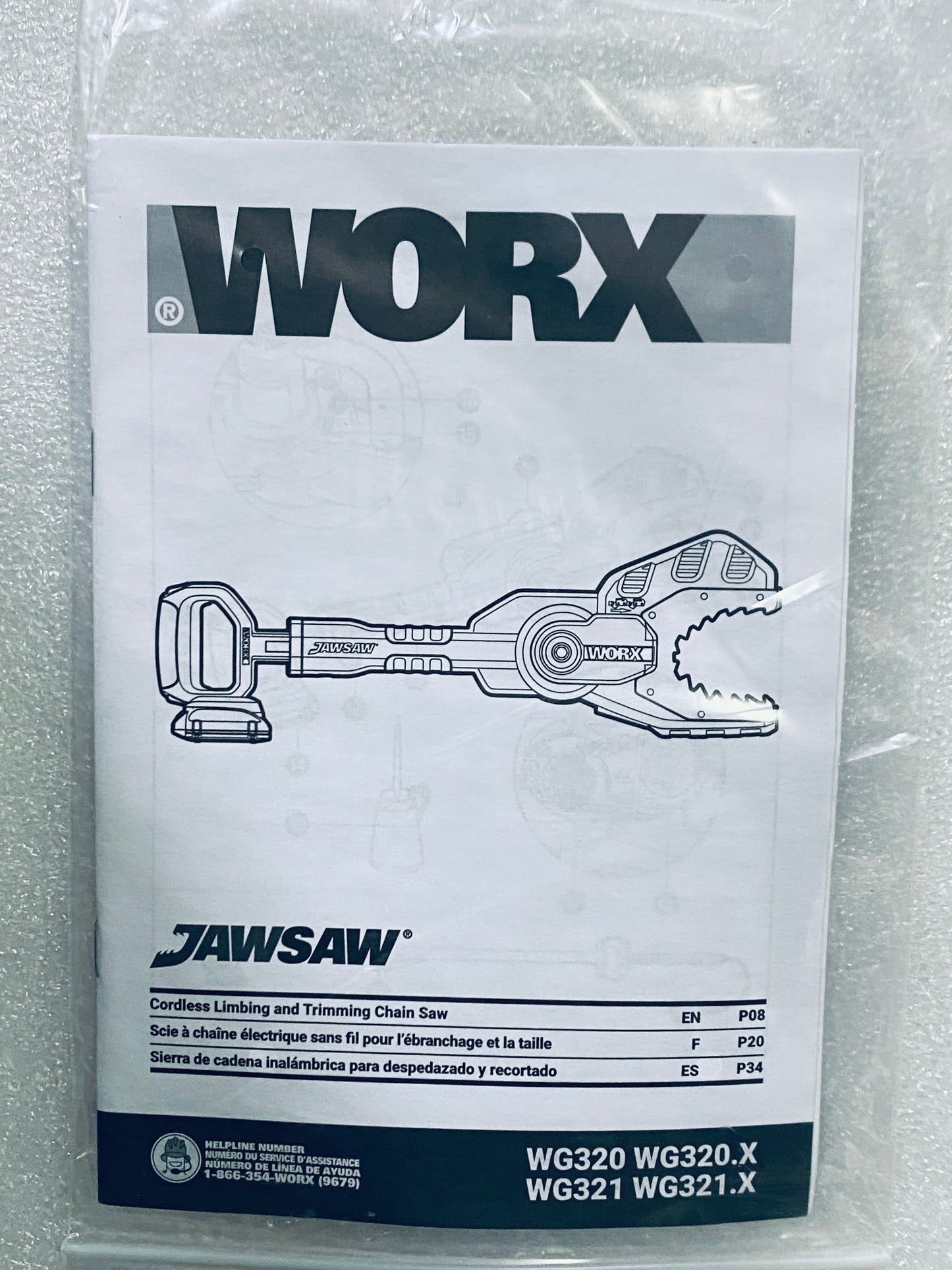 New Other WORX 5’ Extension Pole For WG320 & WG321 JawSaw Chainsaws