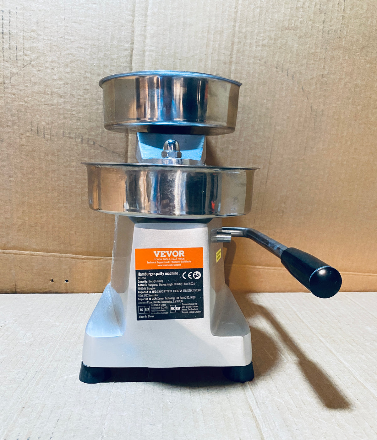 New Other VEVOR Commercial 6 Inch Burger Patty Maker, Heavy Duty Press Machine